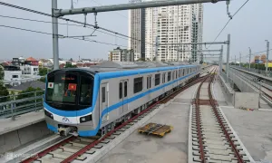 Metro số 1 vận hành thử như chạy thương mại Metro số 1 vận hành thử như chạy thương mại